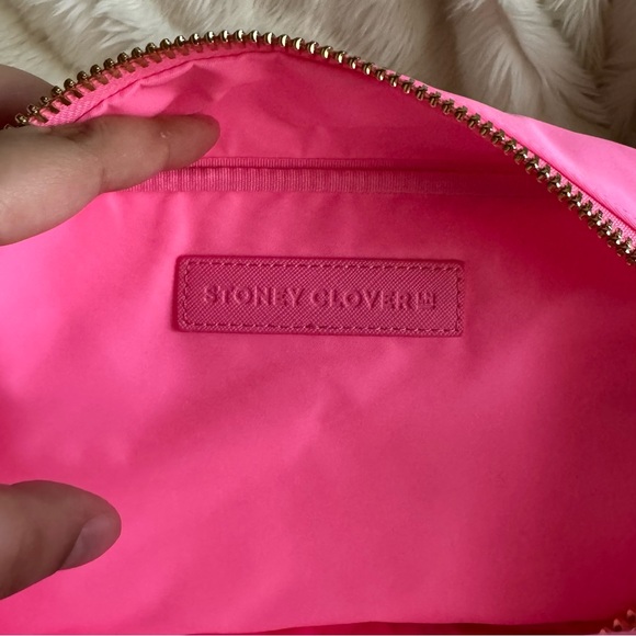 Stoney Clover Lane Clear Front Large Pouch in Bubblegum - Picture 9 of 11